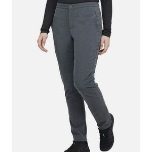 NWT Stormpack  Womens Gray Windproof Micro. fleece Lined Pants Size M 1629043